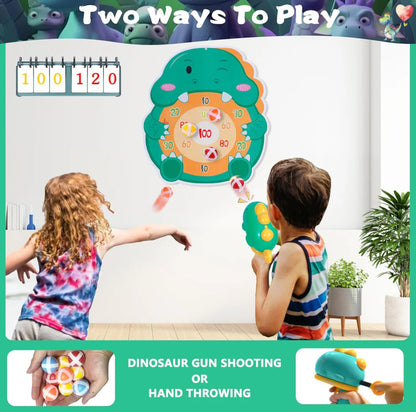 Dino Ball Gun : Aim Shooting Board Game