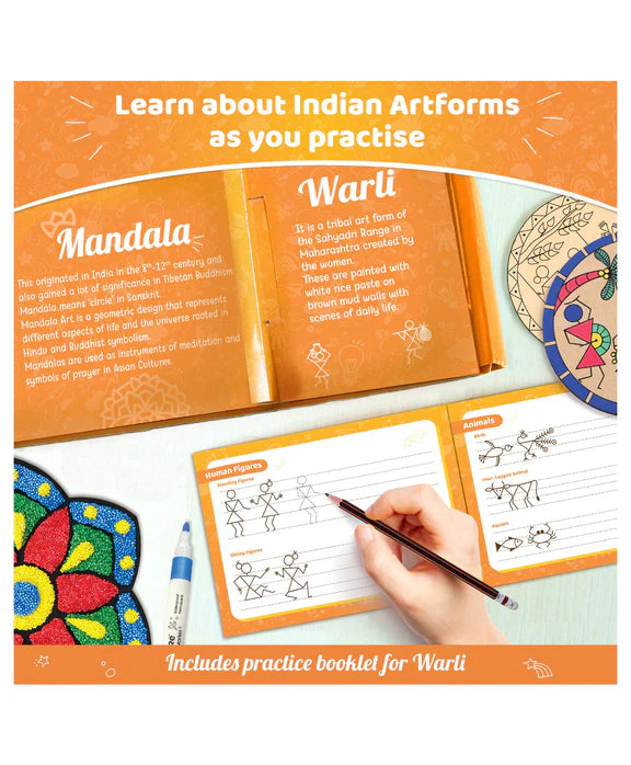 Imagimake Learn Indian Art Forms: DIY Arts and Craft Kit for Kids