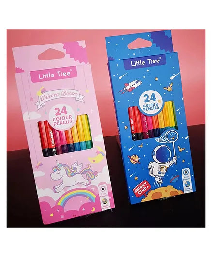 BiColour Pencils- Unicorn and Space