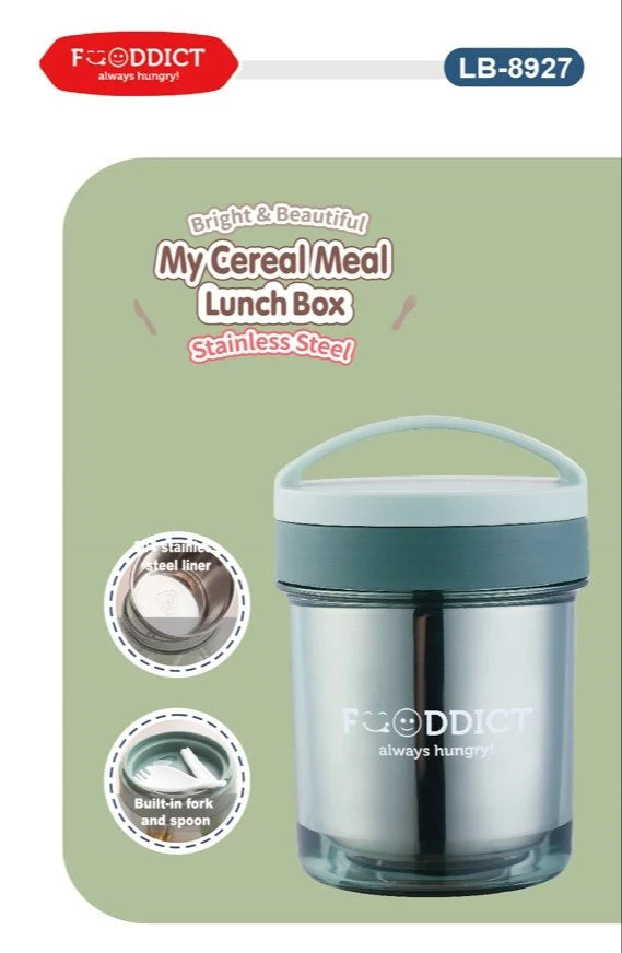 Cereal Meal Stainless Steel Lunch box