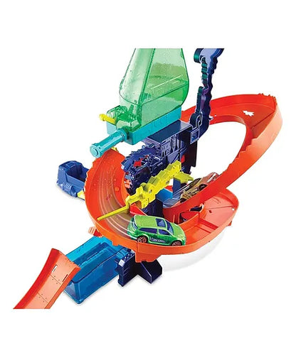 Hot Wheels Color Shifters Color Splash Science Lab Playset- Track Set