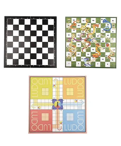 Magnetic Game 3 In 1 Chess Family Game Combo