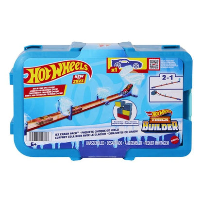 Hot Wheels Track Builder Ice Crash Pack- Track Set