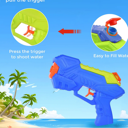 2 Pcs Squirt Water Gun For Kids | Beach and Pool Toy | 3+ Years Old