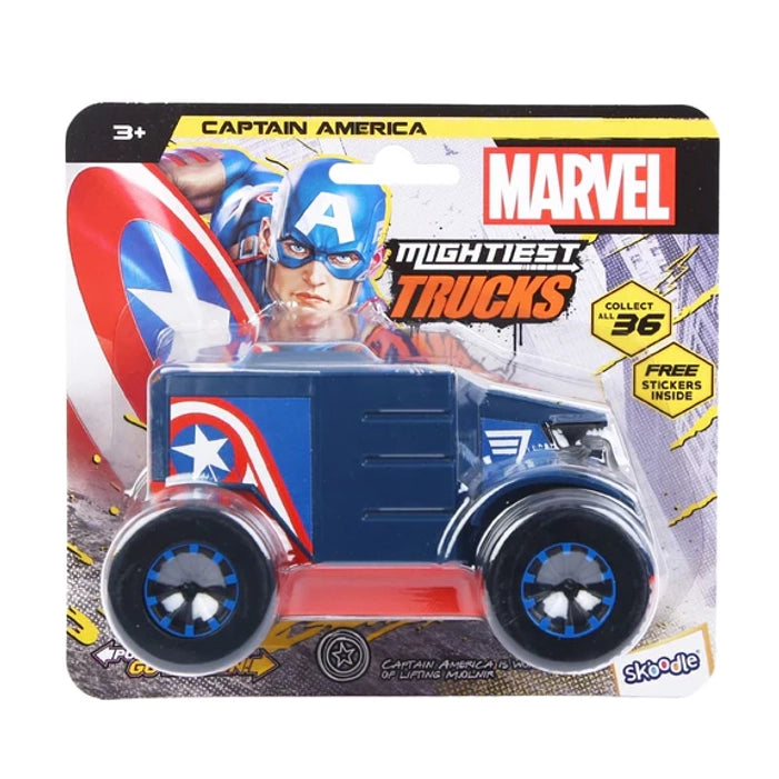 Skoodle Marvel Pull-Back Monster Truck