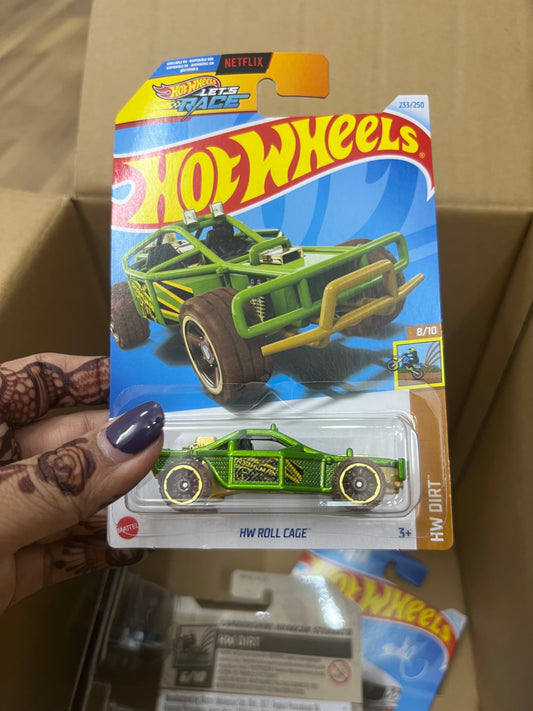 Single Hot Wheels Car- HW ROLL CAGE