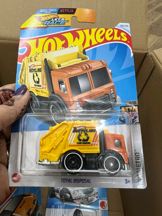 Single Hot Wheels Car- TOTAL DISPOSAL- NEW