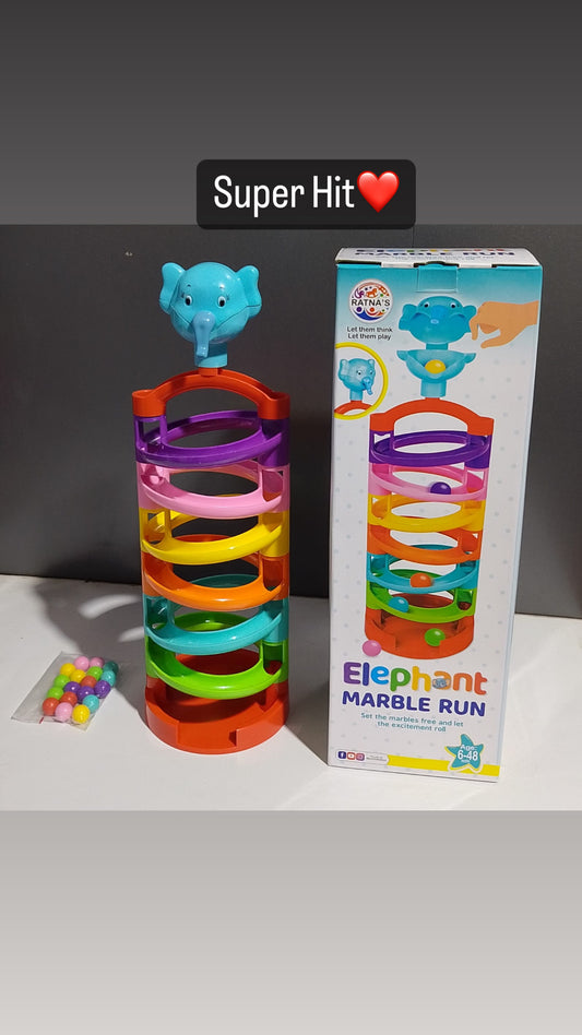 Elephant Marble Run- Fun Activity Toy