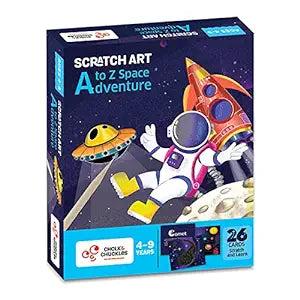 Scratch Art: A-Z Space Adventure