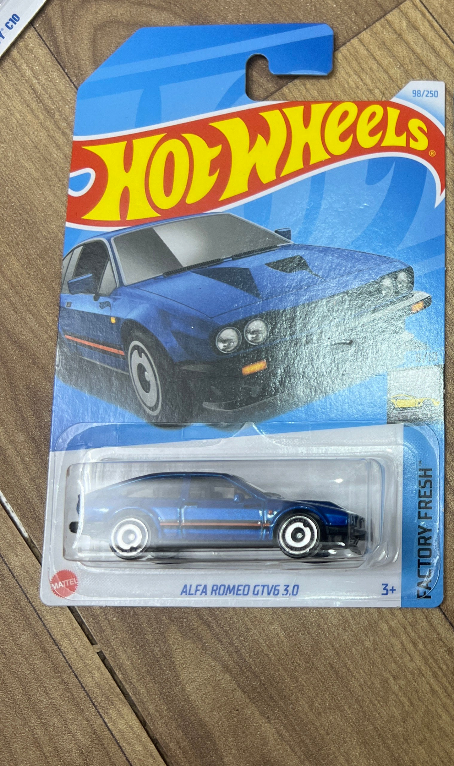 Single Hot Wheels Car- ALFA ROMEO GTV6 3.0