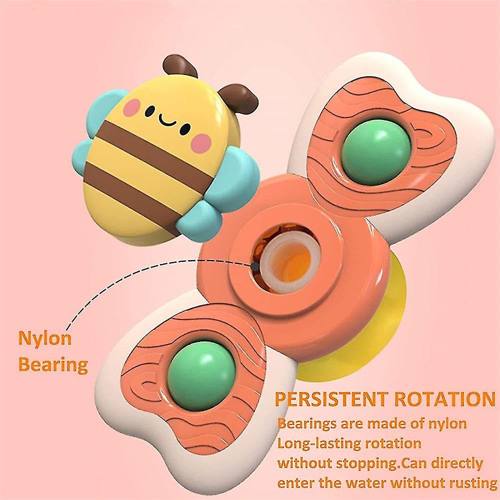 3 pcs Suction Spinner Toy