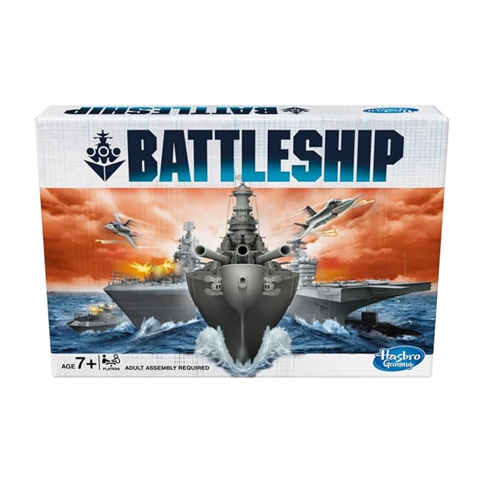 Hasbro Gaming Battleship Board Game, Classic Strategy Board Game for Kids and Adults, Board Game for Boys & Girls