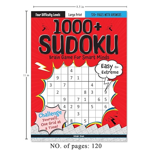 1000 + Sudoku Brain Games for Smart Minds