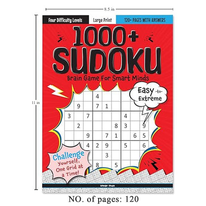 1000 + Sudoku Brain Games for Smart Minds