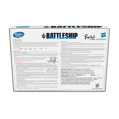 Hasbro Gaming Battleship Board Game, Classic Strategy Board Game for Kids and Adults, Board Game for Boys & Girls