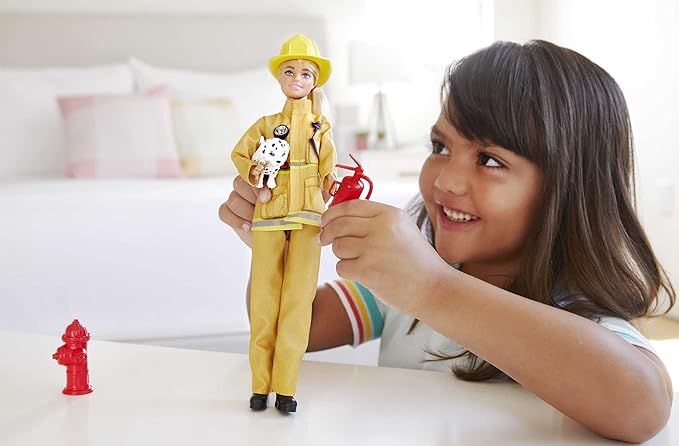 Barbie® Firefighter Playset with Blonde Doll