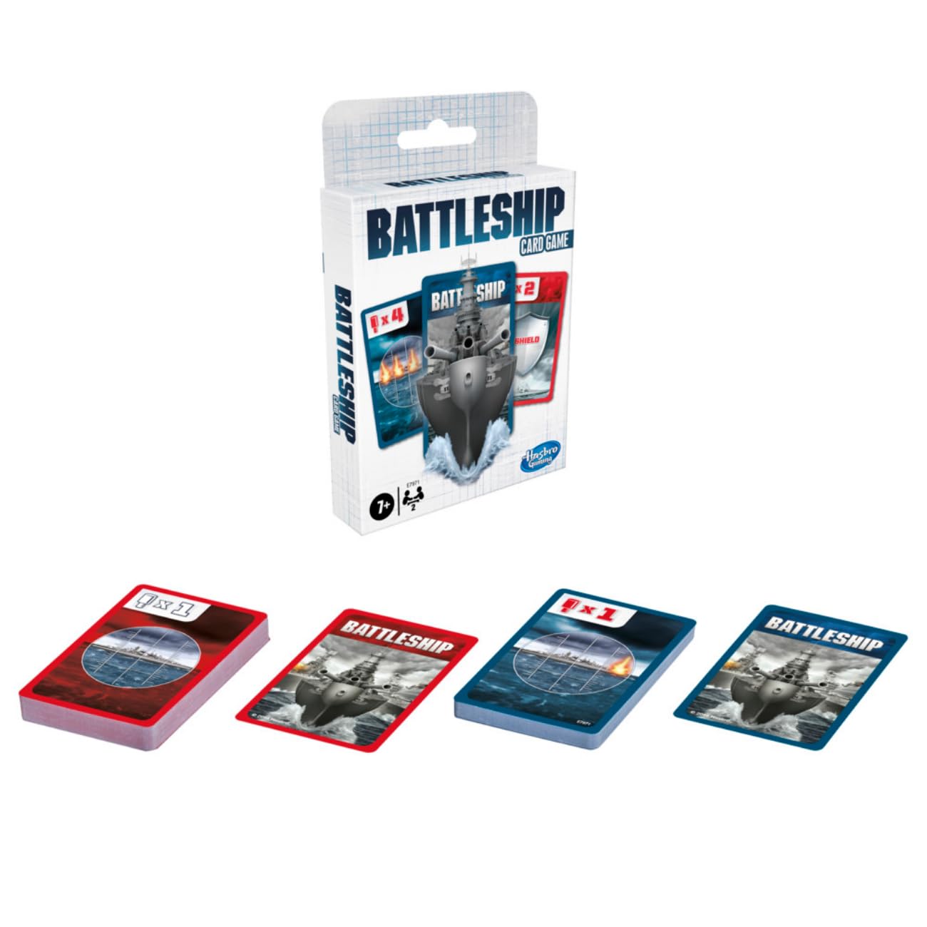 Hasbro Gaming Battleship Card Game for Kids Ages 7 and Up, 2 Players Strategy Game