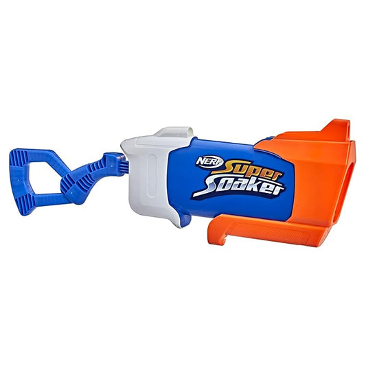 Super Soaker Nerf Rainstorm Water Blaster for Holi - Easy Fill and Blast - Large 650Ml Water Tank - for Drenching Water Blast Games On Holi Festival, Branded Toy Pichkari for Kids 6+