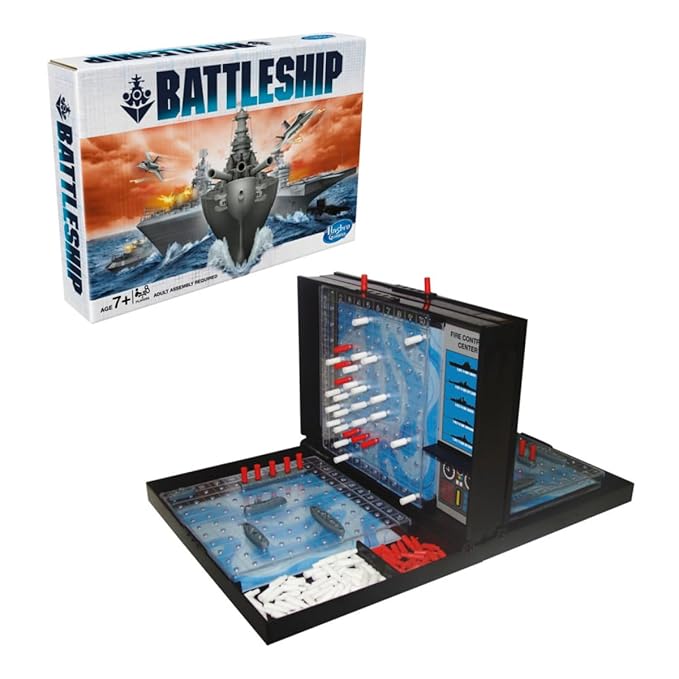 Hasbro Gaming Battleship Board Game, Classic Strategy Board Game for Kids and Adults, Board Game for Boys & Girls