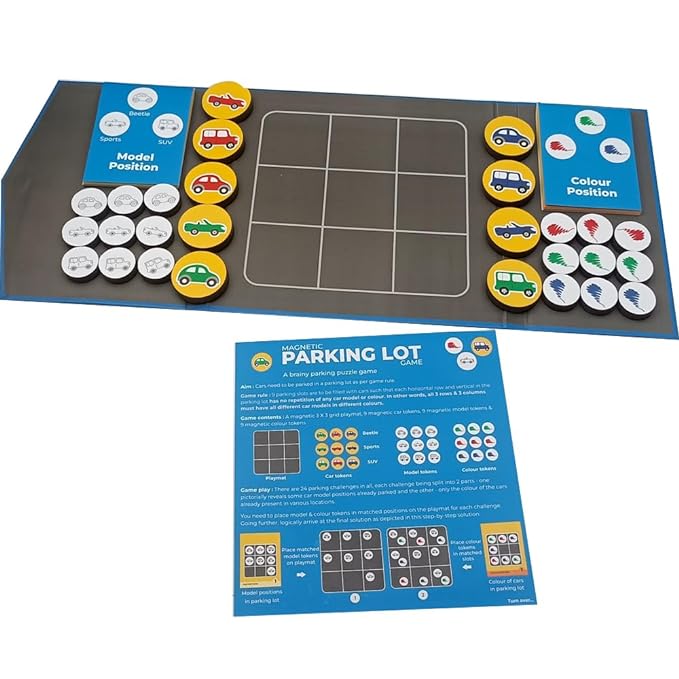 Magnetic Parking Lot Game