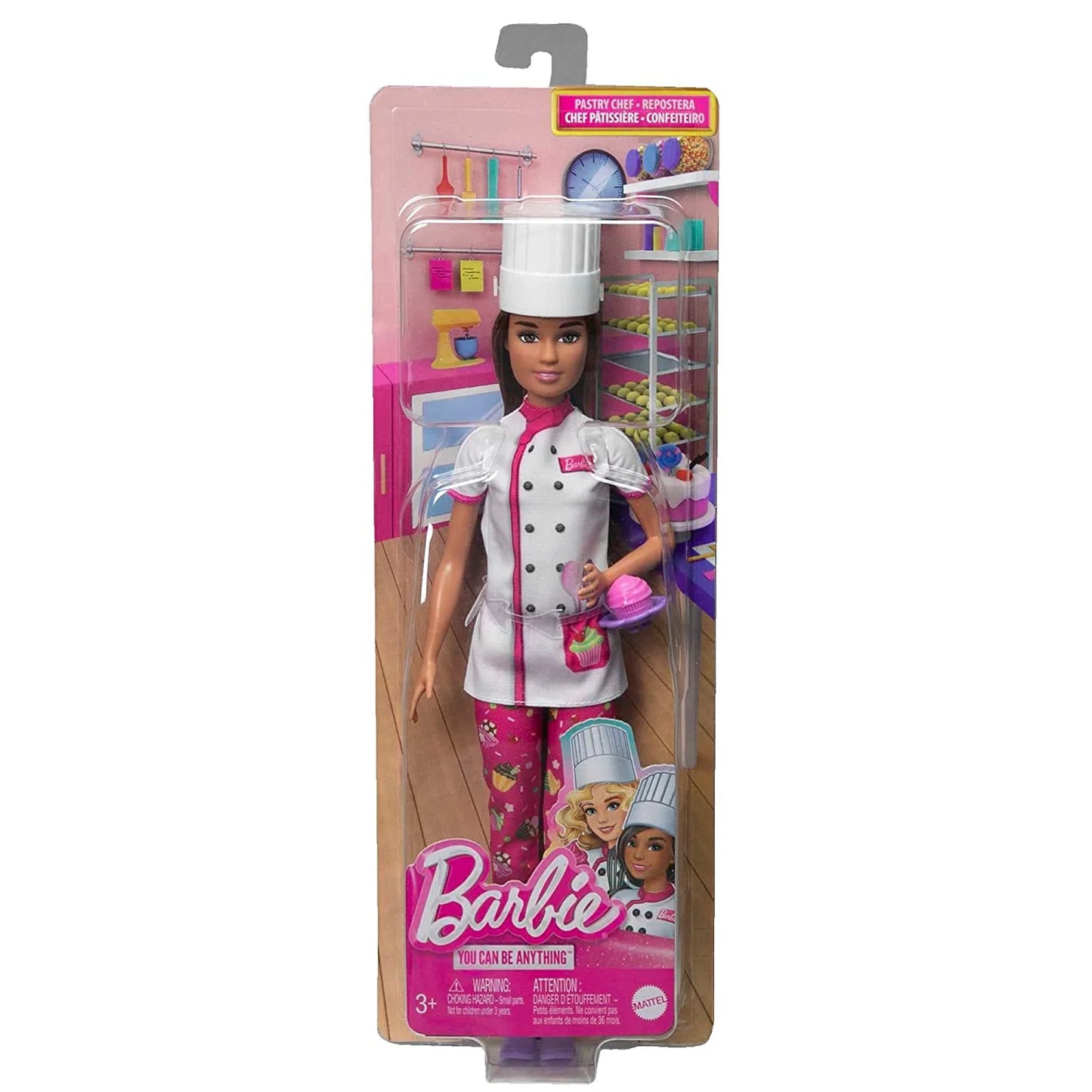 Barbie Pastry Chef Doll For Kids