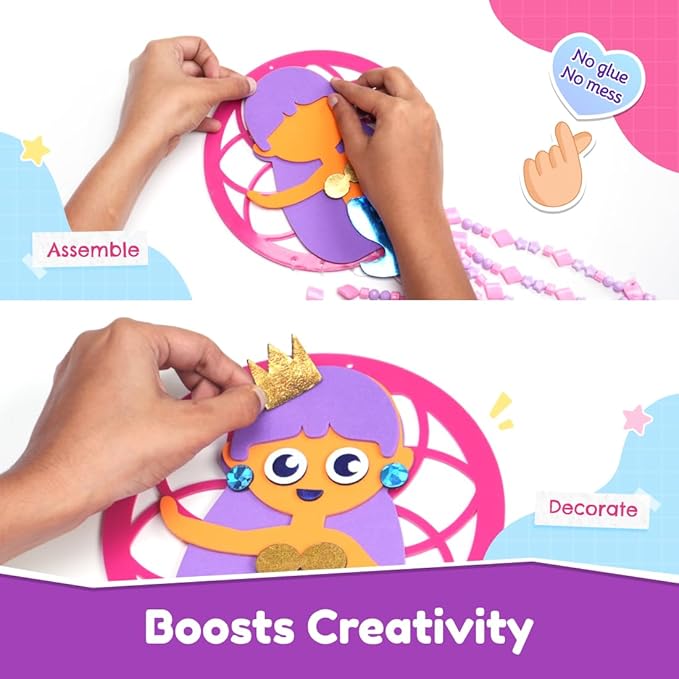 Bloomingo Art & Craft Kit-Mermaid Dreamcatcher