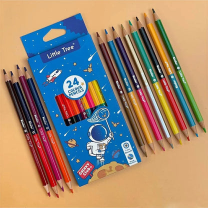 BiColour Pencils- Unicorn and Space