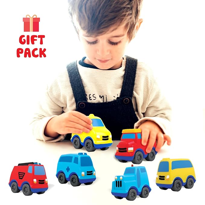 Mini Vehicles City Series,Push and Go Multicolor,Combo Pack,Gift Set