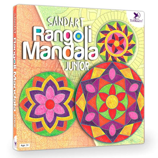 TOYKRAFTT Sand Art Kit Rangoli Mandala Jr. Sand Art Activity Kit