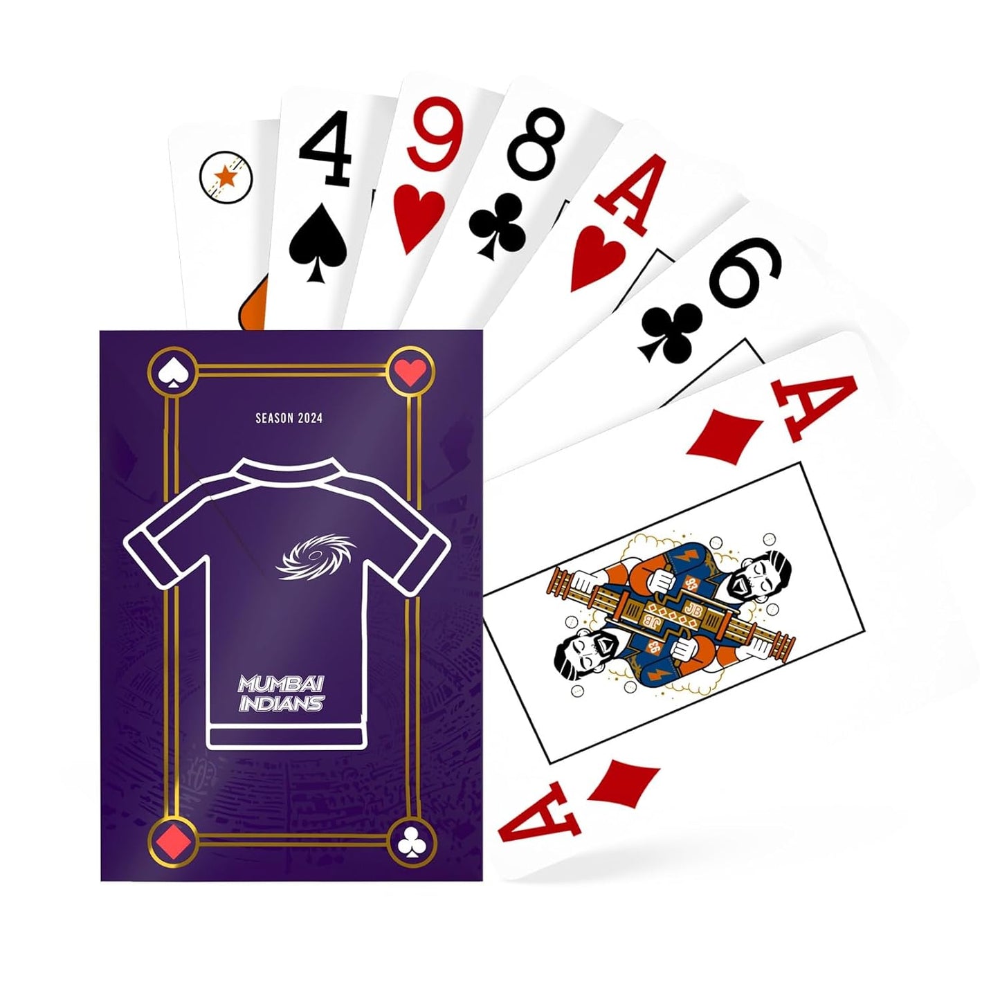 Parksons Cartamundi Private Limited-MH Mumbai Indians Poker Playing Cards - Plastic