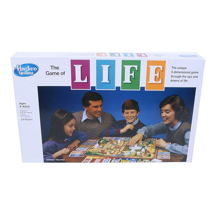 Hasbro Gaming - The Game of Life Board Game, Fun Board Game for Families and Kids, Board Game for Boys & Girls Ages 9+, Game for 2-8 Players