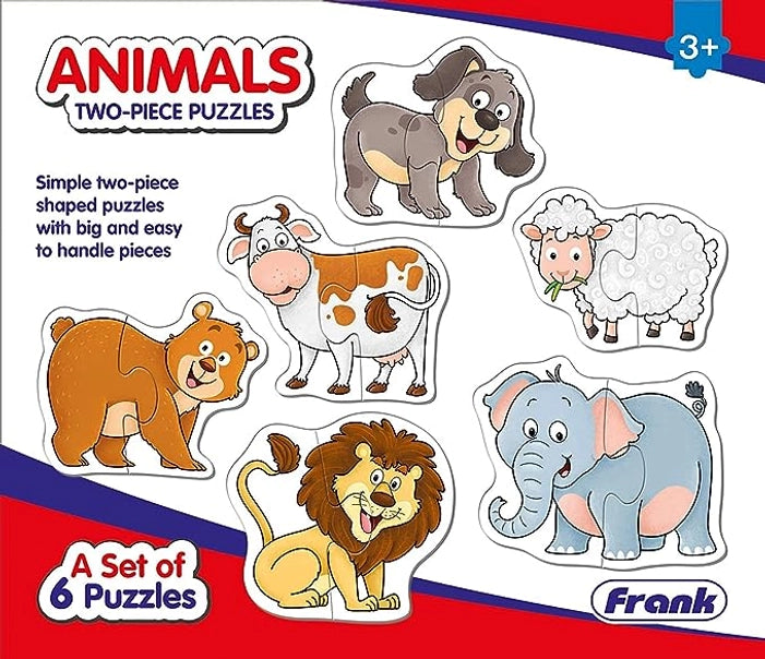 FRANK - SET OF 6 PUZZLES (2-PIECE PUZZLES)