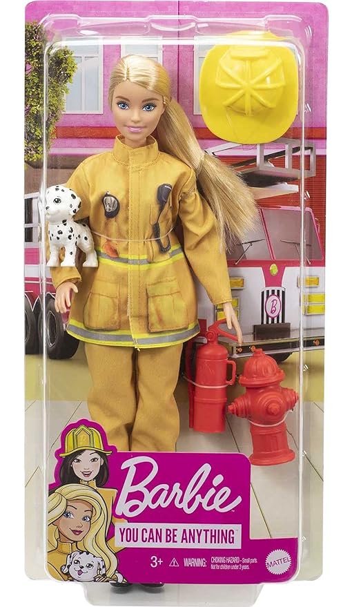 Barbie® Firefighter Playset with Blonde Doll