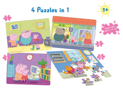 FRANK - 4 PUZZLES IN 1 (63 PIECES)