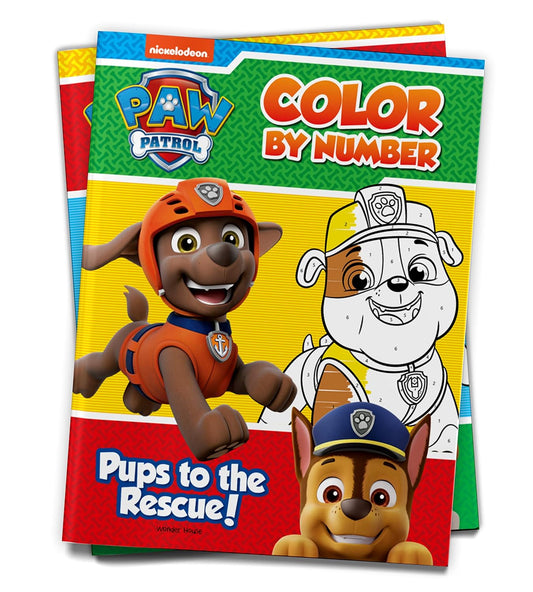 Pups to the Rescue: Paw Patrol, Color by Number Activity Book