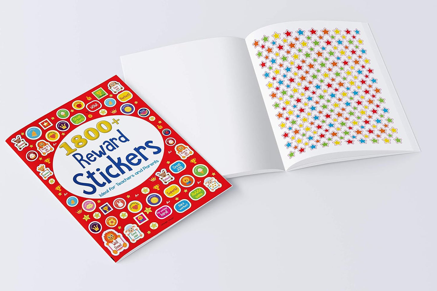 1800+ Reward Stickers - Ideal For Teachers And Parents : Sticker Book With Over 1800 Stickers To Boost The Morale of Kids [Paperback] Wonder House Books