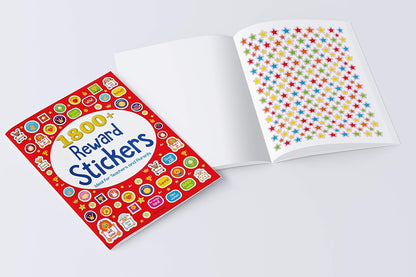 1800+ Reward Stickers - Ideal For Teachers And Parents : Sticker Book With Over 1800 Stickers To Boost The Morale of Kids [Paperback] Wonder House Books