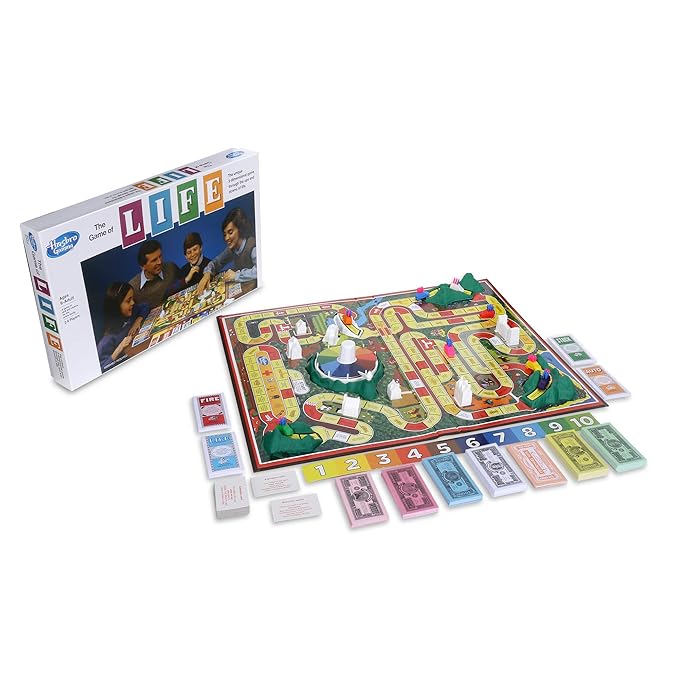 Hasbro Gaming - The Game of Life Board Game, Fun Board Game for Families and Kids, Board Game for Boys & Girls Ages 9+, Game for 2-8 Players