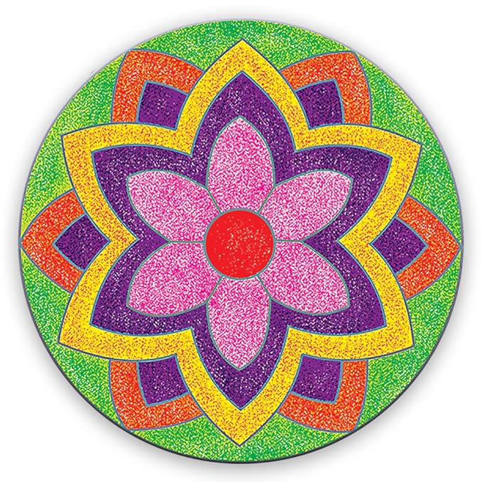 TOYKRAFTT Sand Art Kit Rangoli Mandala Jr. Sand Art Activity Kit