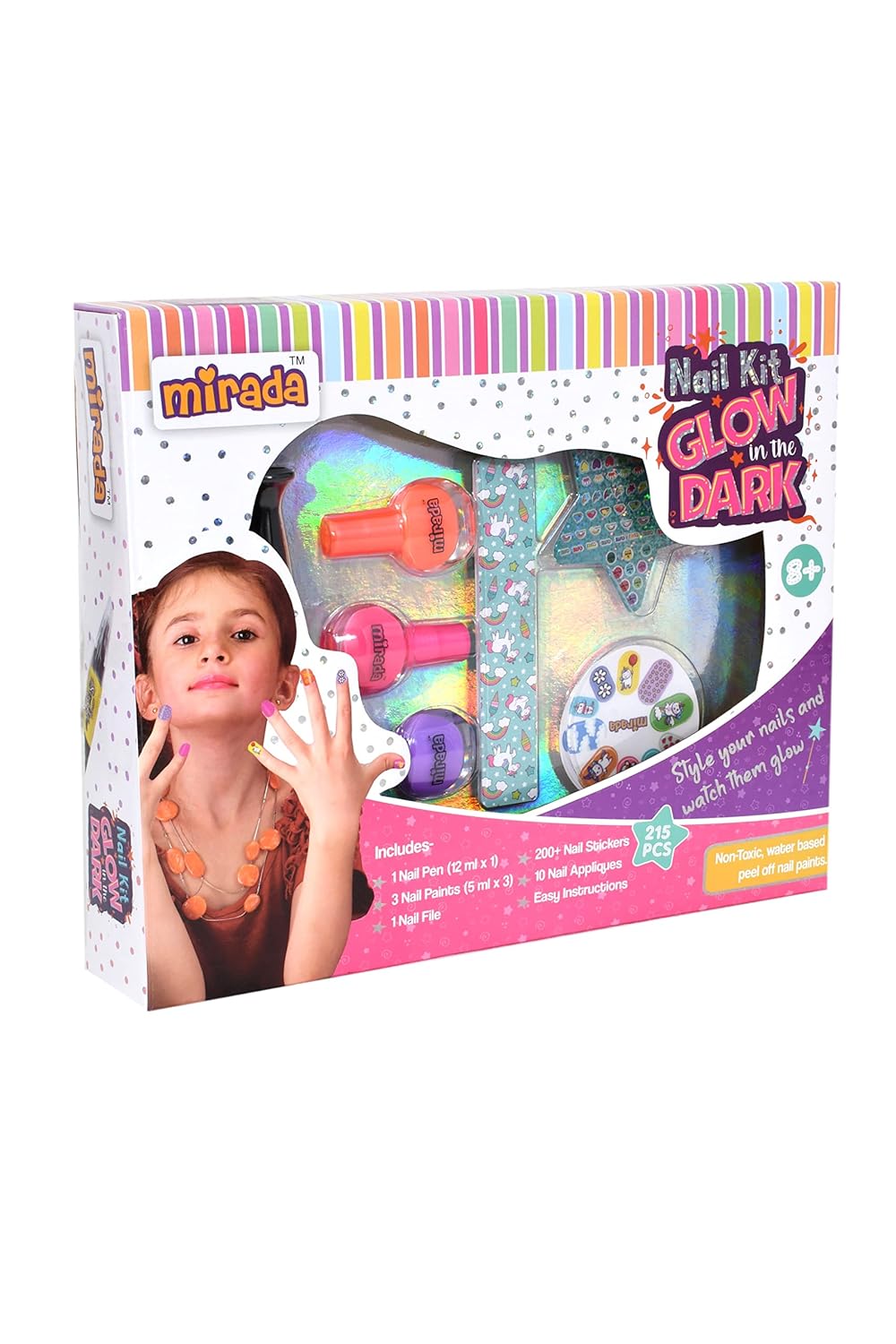 Mirada Nail Kit Glow in Dark