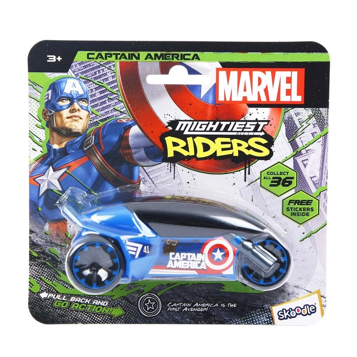 Skoodle Marvel Pull-Back Rider Bike