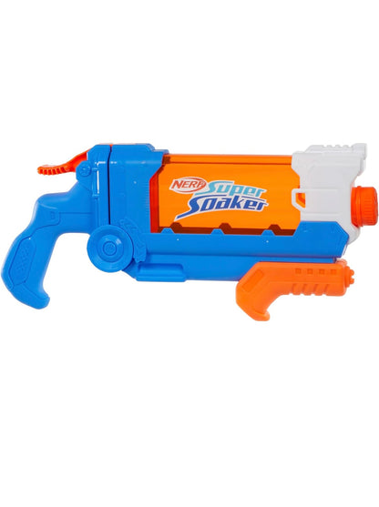 Nerf Super Soaker Flip Fill Water Blaster - 4 Spray Styles - Fast Fill - Large 890ml Water Tank - Pichkari for Outdoor Water Games, Branded Toy Pichkari for Holi Festival, for Kids 6+