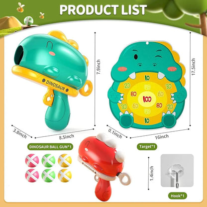 Dino Ball Gun : Aim Shooting Board Game