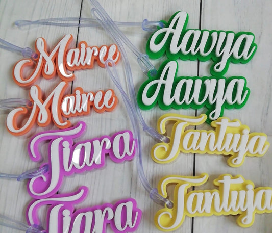 Acrylic Luggage Tags- Personalised