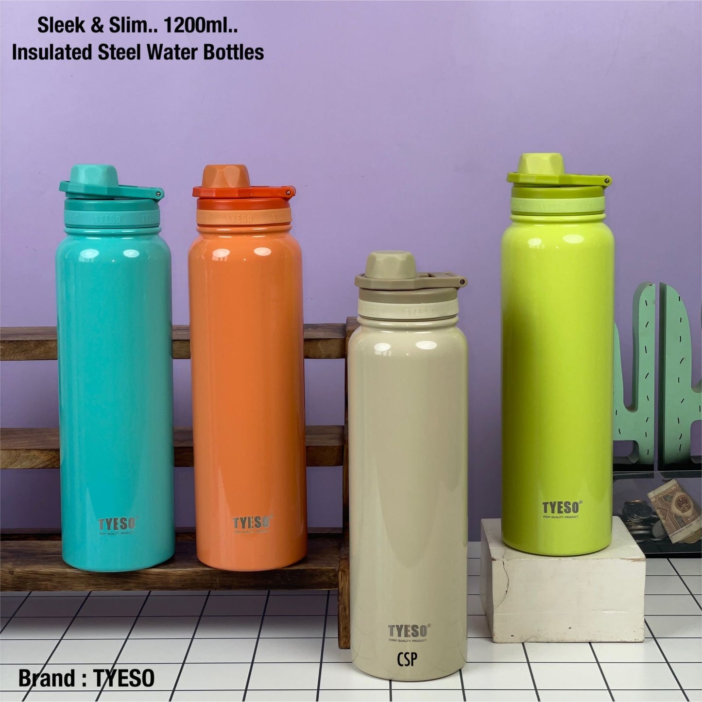 Sleek and Slim Trendy Colorful Bottles