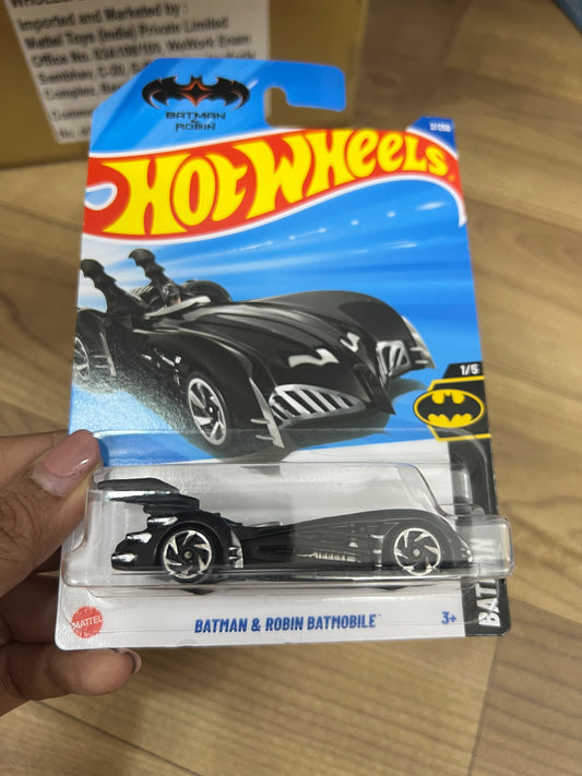 Single Hot Wheels Car BATMAN & ROBIN BATMOBILE