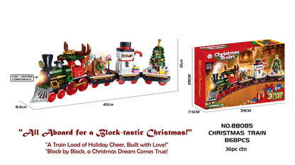 Blocks Christmas Train