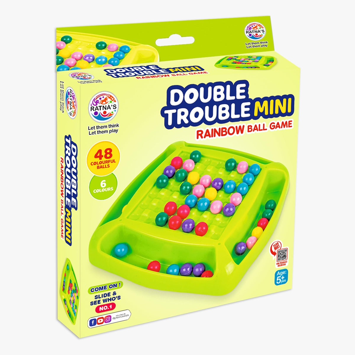 Double Trouble Mini- Rainbow Ball Game