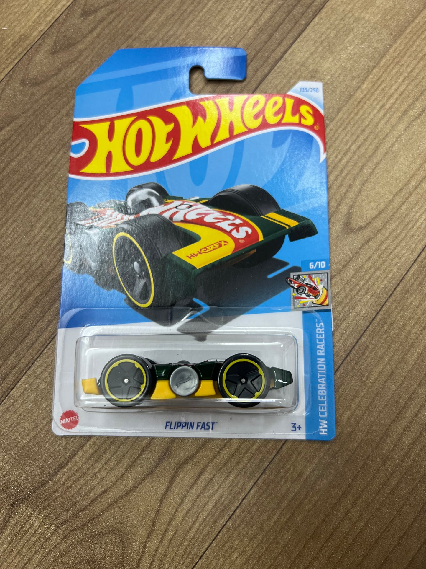 Single Hot Wheels Car- FLIPPIN FAST