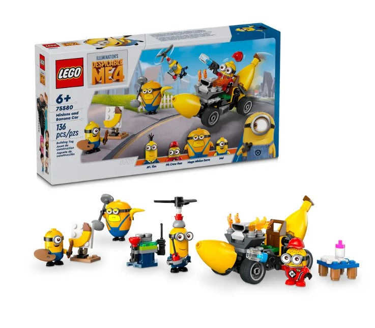 LEGO® Despicable Me 4 #75580: Minions and Banana Car